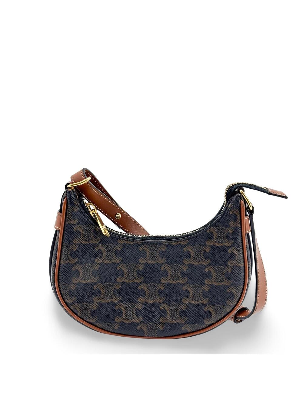 Celine Triomphe Canvas Mini Ava Bag Tan #366034C99B